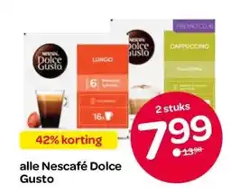Spar alle Nescafé Dolce Gusto aanbieding