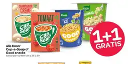 Spar alle Knorr Cup-a-Soup of Good snacks aanbieding