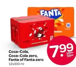 Spar Coca-Cola, Coca-Cola zero, Fanta of Fanta zero aanbieding