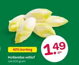 Spar Hollandse witlof aanbieding