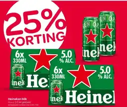Spar Heineken blik aanbieding