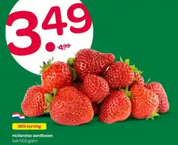 Spar Hollandse aardbeien aanbieding