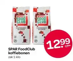 Spar SPAR FoodClub koffiebonen aanbieding