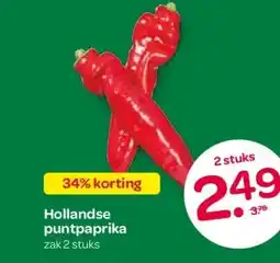 Spar Hollandse puntpaprika aanbieding