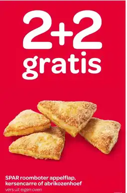 Spar SPAR roomboter appelflap, kersencarre of abrikozenhoef aanbieding