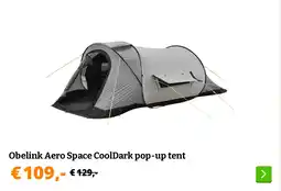Obelink Obelink Aero Space CoolDark pop-up tent aanbieding