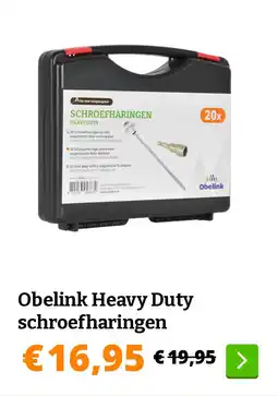 Obelink Obelink Heavy Duty schroefharingen aanbieding