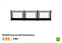 Obelink Obelink Easy Air 600 windscherm aanbieding