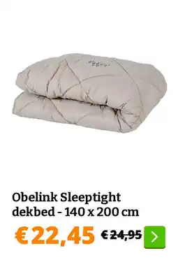 Obelink Obelink Sleeptight dekbed - 140 x 200 cm aanbieding