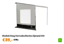 Obelink Obelink King Uni Links/Rechts Zijwand 250 aanbieding