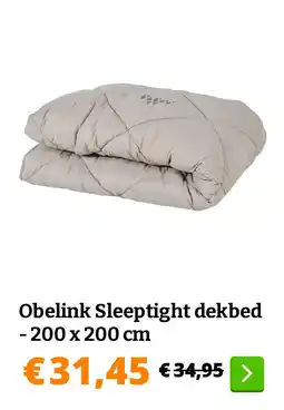 Obelink Obelink Sleeptight dekbed - 200 x 200 cm aanbieding