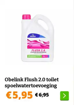 Obelink Obelink Flush 2.0 toilet spoelwatertoevoeging aanbieding