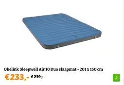 Obelink Obelink Sleepwell Air 10 Duo slaapmat - 201 x 150 cm aanbieding