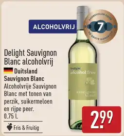 ALDI Delight Sauvignon Blanc alcoholvrij aanbieding