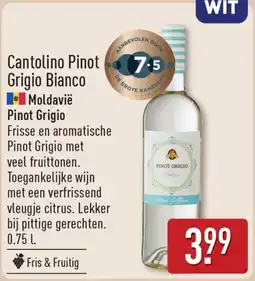 ALDI Cantolino Pinot Grigio Bianco aanbieding