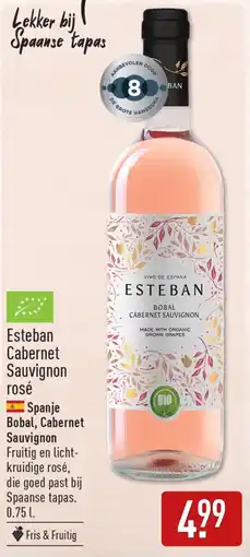 ALDI Esteban Cabernet Sauvignon rosé aanbieding