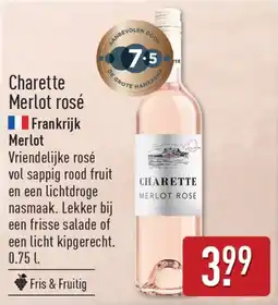 ALDI Charette Merlot rosé aanbieding