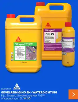 BOUWMAAT Sika Gevelreiniging en waterdichting aanbieding