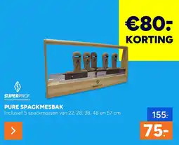 BOUWMAAT Pure spackmesbak aanbieding
