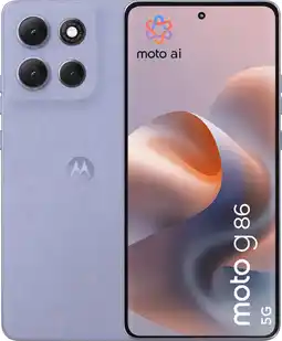 Coolblue Motorola Moto G86 256GB Paars 5G aanbieding