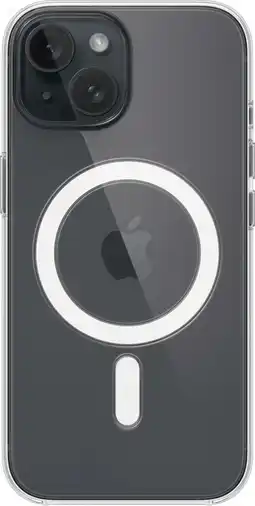 Coolblue Apple iPhone 15 Back Cover met MagSafe Transparant aanbieding