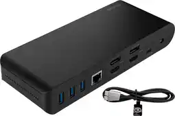 Coolblue BlueBuilt DisplayLink Docking Station Pro met USB-C zwart aanbieding