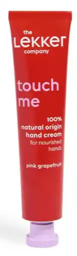 De Online Drogist The Lekker Company Touch Me Handcrème Pink Grapefruit aanbieding