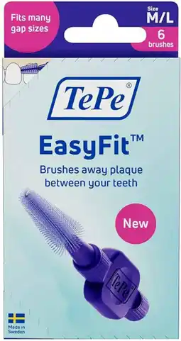De Online Drogist TePe EasyFit Ragers M/L aanbieding