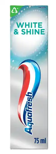 De Online Drogist Aquafresh White & Shine Tandpasta aanbieding