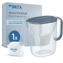 De Online Drogist Brita Style XL Stone Blue Water Filter Jug aanbieding