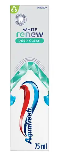 De Online Drogist Aquafresh White Renew Deep Clean Tandpasta aanbieding
