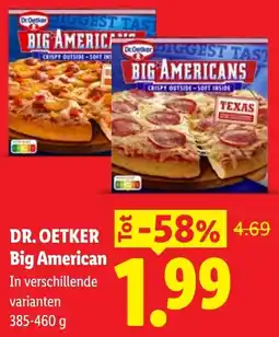 Lidl Dr. Oetker Big American aanbieding