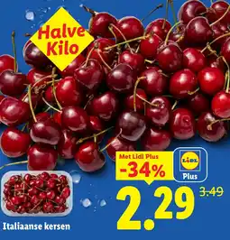 Lidl Italiaanse kersen aanbieding