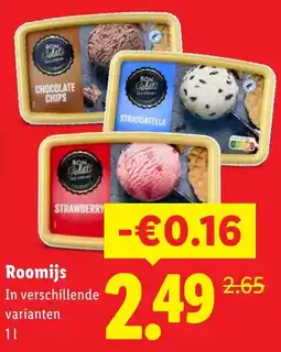 Lidl Roomijs aanbieding