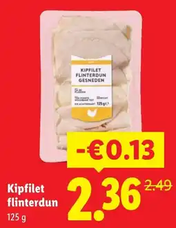 Lidl Kipfilet flinterdun aanbieding