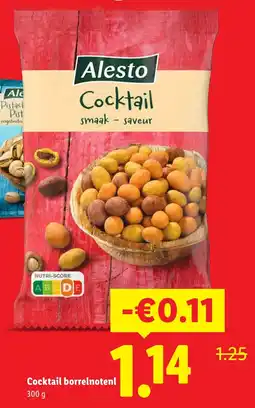 Lidl Cocktail borrelnotenl aanbieding