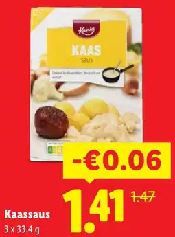 Lidl Kaassaus aanbieding