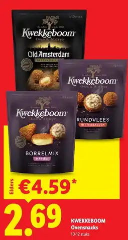Lidl Kwekkeboom Ovensnacks aanbieding