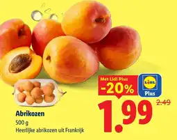 Lidl Abrikozen aanbieding