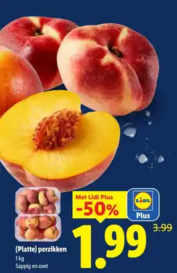 Lidl Platte perzikken aanbieding