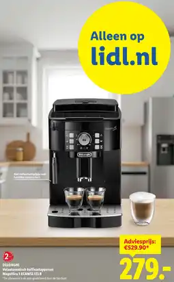 Lidl Delonghi Volautomatisch koffiezetapparaat Magnifica S ECAM12.123.B aanbieding