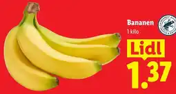 Lidl Bananen aanbieding
