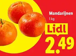 Lidl Mandarijnen aanbieding