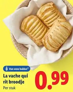 Lidl La vache qui rit broodje aanbieding