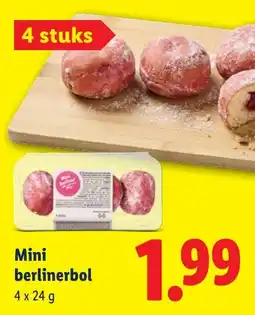 Lidl Mini berlinerbol aanbieding