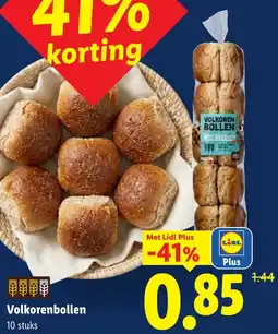 Lidl Volkorenbollen aanbieding