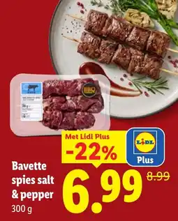 Lidl Bavette spies salt & pepper aanbieding