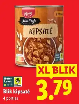 Lidl Blik kipsaté aanbieding