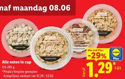 Lidl Alle noten in cup aanbieding