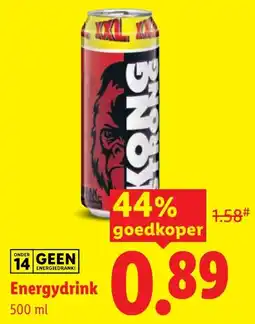 Lidl Energydrink aanbieding